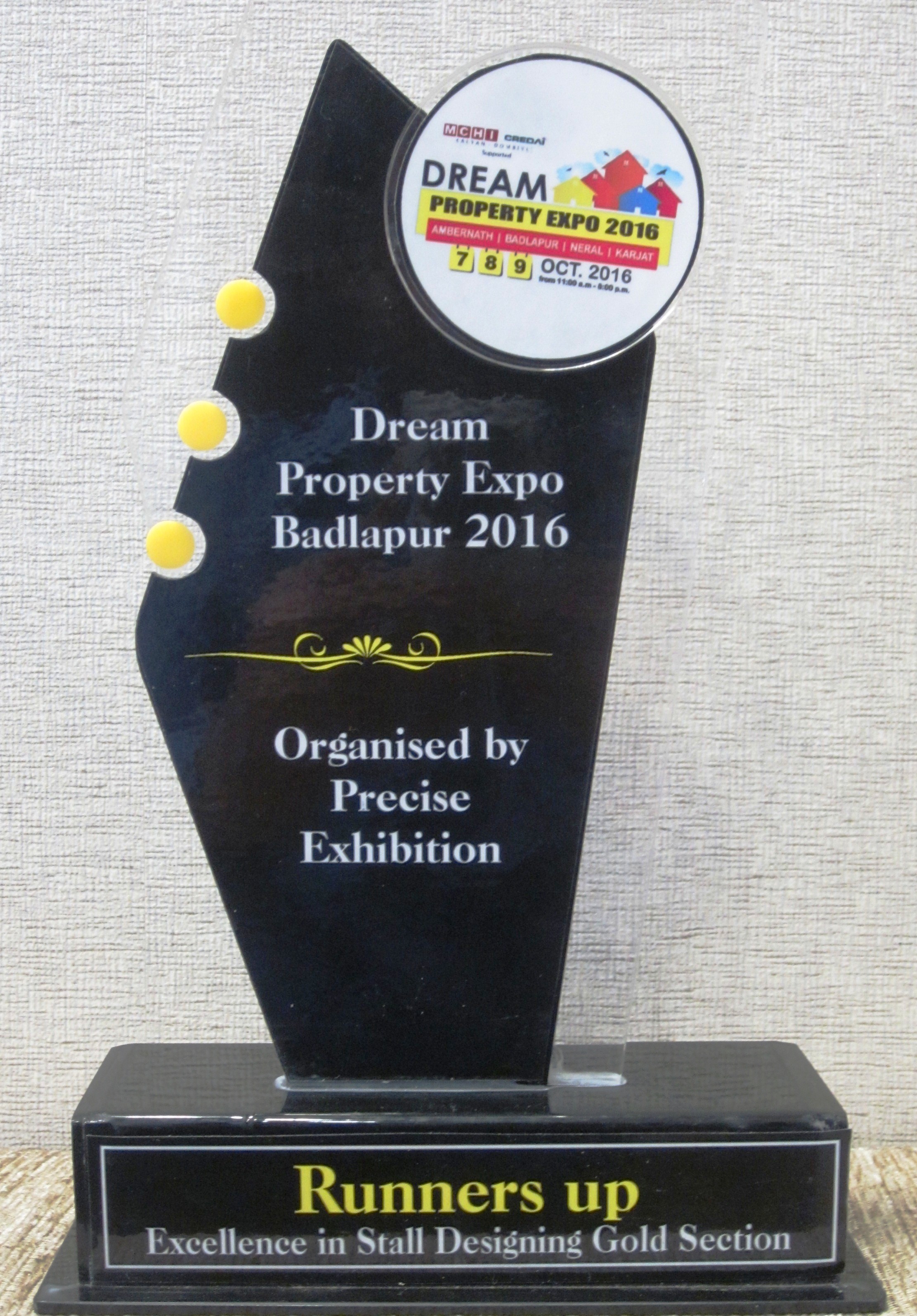 Vijay Group Stall
Designing Gold Section Excellence Award BY Precise Exhibition 2016